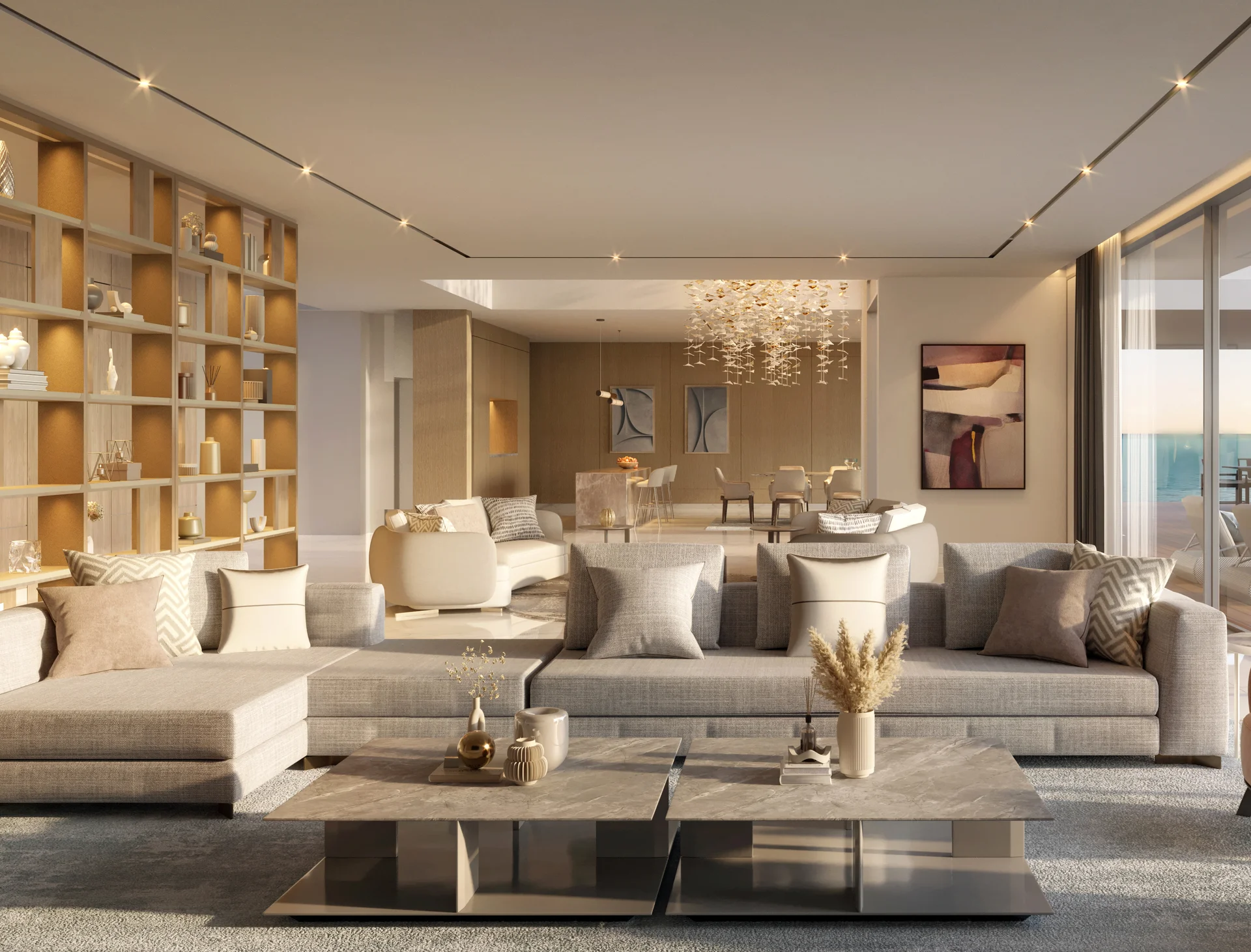 Amour Sans Detour villa interior living space AIDA City Oman